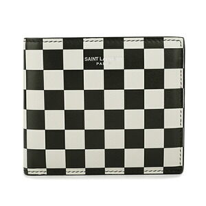 Saint Laurent Fragment Bifold Wallet Beige